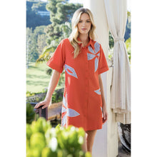 Load image into Gallery viewer, Sunset Bloom Shirt Dress-THML