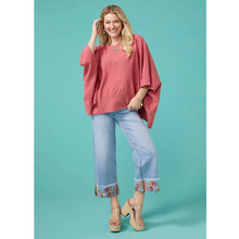 Load image into Gallery viewer, EverStretch Wide Leg Crop with Embroidered Cuff