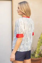 Load image into Gallery viewer, Sweet Blossom Eyelet Top