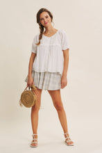 Load image into Gallery viewer, Sweet Grace Ruffle Cotton Blouse