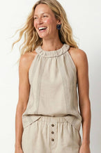 Load image into Gallery viewer, Neutral Luxe Contrast Stitch Top