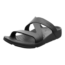 Load image into Gallery viewer, Hailey Slide - Women&#39;s: 7 / Eclipse Black
