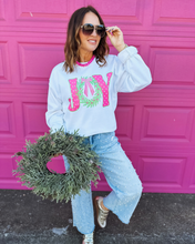 Load image into Gallery viewer, JOY Christmas Sweatshirt: L / Sweatshirt
