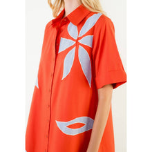 Load image into Gallery viewer, Sunset Bloom Shirt Dress-THML
