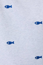 Load image into Gallery viewer, FISH EMBROIDERED SWEATSHORTS
