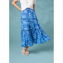 Load image into Gallery viewer, Verbena Dot Print Tiered Skirt
