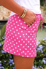 Load image into Gallery viewer, Pink Polka Dot Skort: Pink

