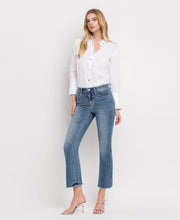 Load image into Gallery viewer, HIGH RISE KICK FLARE JEANS Vervet

