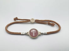 Load image into Gallery viewer, Tap To Pray™ - Survivor Series Handmade Bracelets: Coral + Cross
