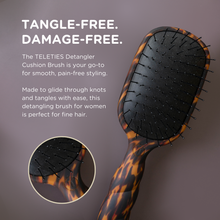 Load image into Gallery viewer, Detangler Hair Brush for Fine Hair - Tortoise
