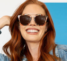 Load image into Gallery viewer, Palm Beach (Sunglasses): Caramel Quartz / No Correction / None
