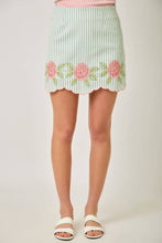Load image into Gallery viewer, Peony Garden Scallop Skirt
