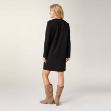 Load image into Gallery viewer, Kiley V-Neck Faux Suede Dress: Camel / S/M
