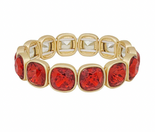 Load image into Gallery viewer, Red Rhinestone Bracelet
