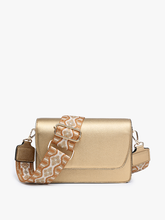 Load image into Gallery viewer, Noah Flapover Crossbody – Guitar Strap Bag
