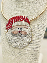 Load image into Gallery viewer, HOLIDAY - Santa Christmas Collar (red/white)
