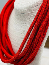 Load image into Gallery viewer, &quot;Original&quot; Slub 8-Strand Necklace (red) NK183
