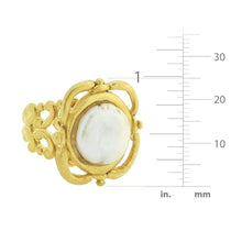 Load image into Gallery viewer, Handcast Gold Pearl Adjustable Ring-Susan Shaw
