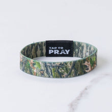 Load image into Gallery viewer, Tap To Pray™ Wristbands - Forest &amp; Tree Bark Camo
