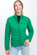 Load image into Gallery viewer, Ultra Lightweight Padded Thermal Zip Up Jacket

