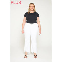 Load image into Gallery viewer, Mica  CROP FLARE WITH UNEVEN HEM
