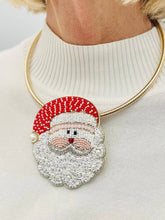 Load image into Gallery viewer, HOLIDAY - Santa Christmas Collar (red/white)
