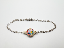 Load image into Gallery viewer, Tap To Pray™ - Survivor Series Handmade Bracelets: 14K Gold-Plated + Vanilla Cross
