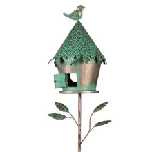 Load image into Gallery viewer, Birdhouse Garden Stake
