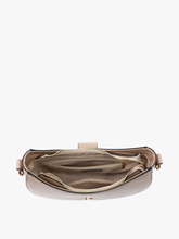 Load image into Gallery viewer, Half-Moon Crossbody w/ Metal Ring: Off White
