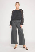 Load image into Gallery viewer, Long Sleeve Blouse: Black / M

