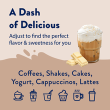 Load image into Gallery viewer, Sugar Free White Chocolate Syrup
