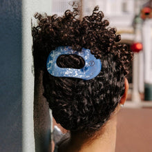 Load image into Gallery viewer, Flat Round Hair Clip | Large | Blue Lagoon
