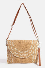 Load image into Gallery viewer, Floral Detail Pattern Envelope Crossbody Bag: TP
