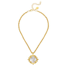 Load image into Gallery viewer, Mother of Pearl Cross Necklace
