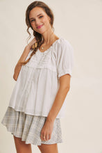 Load image into Gallery viewer, Sweet Grace Ruffle Cotton Blouse
