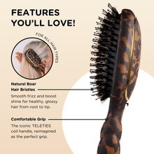 Load image into Gallery viewer, Boar Bristle Hair Brush | Tortoise
