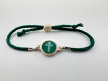 Load image into Gallery viewer, Tap To Pray™ - Survivor Series Handmade Bracelets: Coral + Cross
