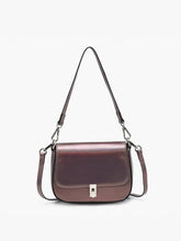 Load image into Gallery viewer, Grecia Metallic Crossbody – Shoulder Strap Bag | EH2569 : Indigo
