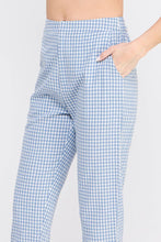 Load image into Gallery viewer, Bluebell Gingham Ankle Pants
