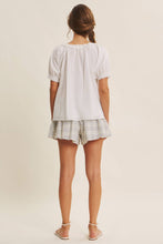 Load image into Gallery viewer, Sweet Grace Ruffle Cotton Blouse
