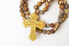 Load image into Gallery viewer, 34&quot; Crazy Lace Agate with Cami Cross
