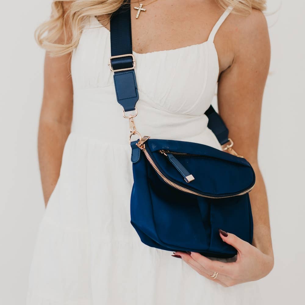 Tilly Crossbody Bag: Navy