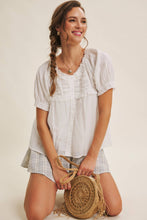 Load image into Gallery viewer, Sweet Grace Ruffle Cotton Blouse
