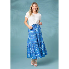 Load image into Gallery viewer, Verbena Dot Print Tiered Skirt
