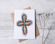Load image into Gallery viewer, Old Rugged Cross Note Cards: Colorful
