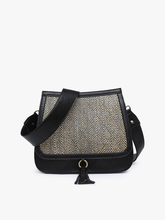 Load image into Gallery viewer, Bailey Guitar Strap Crossbody – Contrast Style | M1970A : Black
