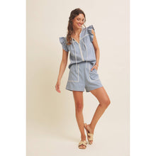 Load image into Gallery viewer, Seabreeze Embroidered Linen Shorts
