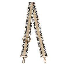 Load image into Gallery viewer, Leopard &amp; Gold Stripe Crossbody Strap
