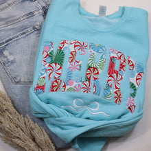 Load image into Gallery viewer, Merry (Christmas) Peppermint Sweatshirt : 3X
