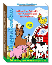 Load image into Gallery viewer, Friendly Farm Animal Hugging Bandages - 24ct Box
